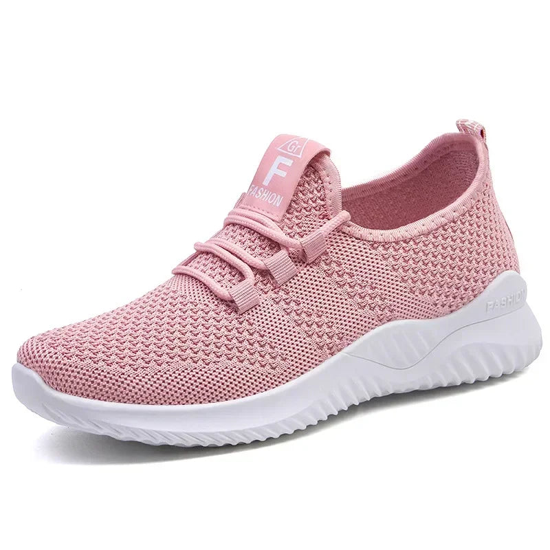 2026 Spring and Autumn Fashionable Solid Color Breathable Sneakers | Faeva London