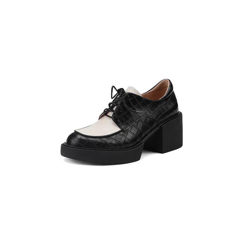 2024 New Spring Genuine Leather Women Shoes Casual La | Faeva London
