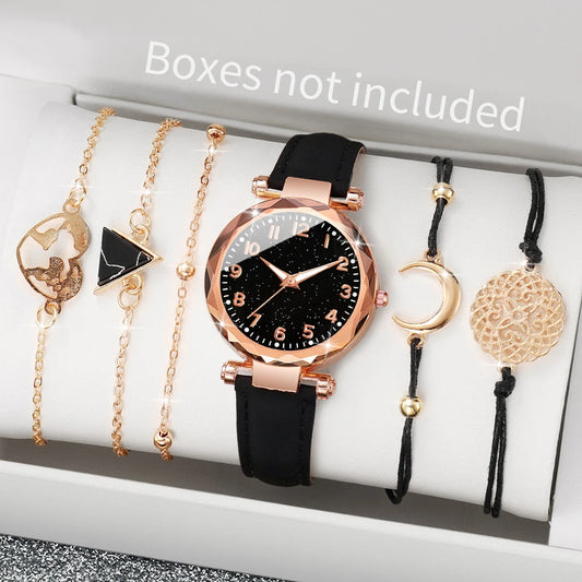 6Pcs Starry Sky Watch Set