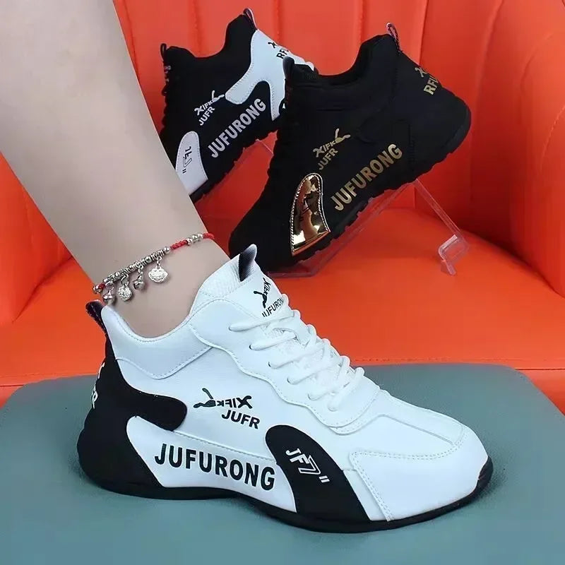 New Luxury Sneakers Women Causal Fashionable Breath Woman Mesh Lace Up Sports Shoes for Women Platform Walking Designer Shoes