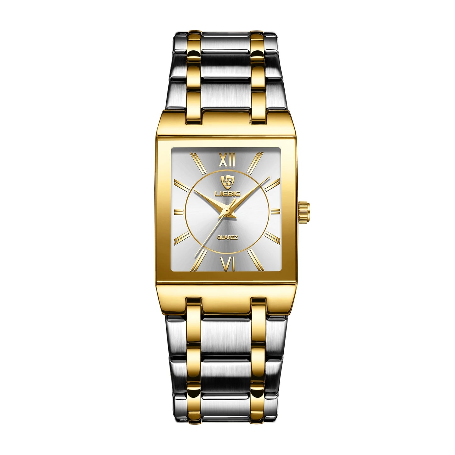 LIEBIG Luxury Quartz Wristwatches Fashion Automatic Women's Watches Elegant Stainless Steel Strap Time Mens Watch Reloj Mujer