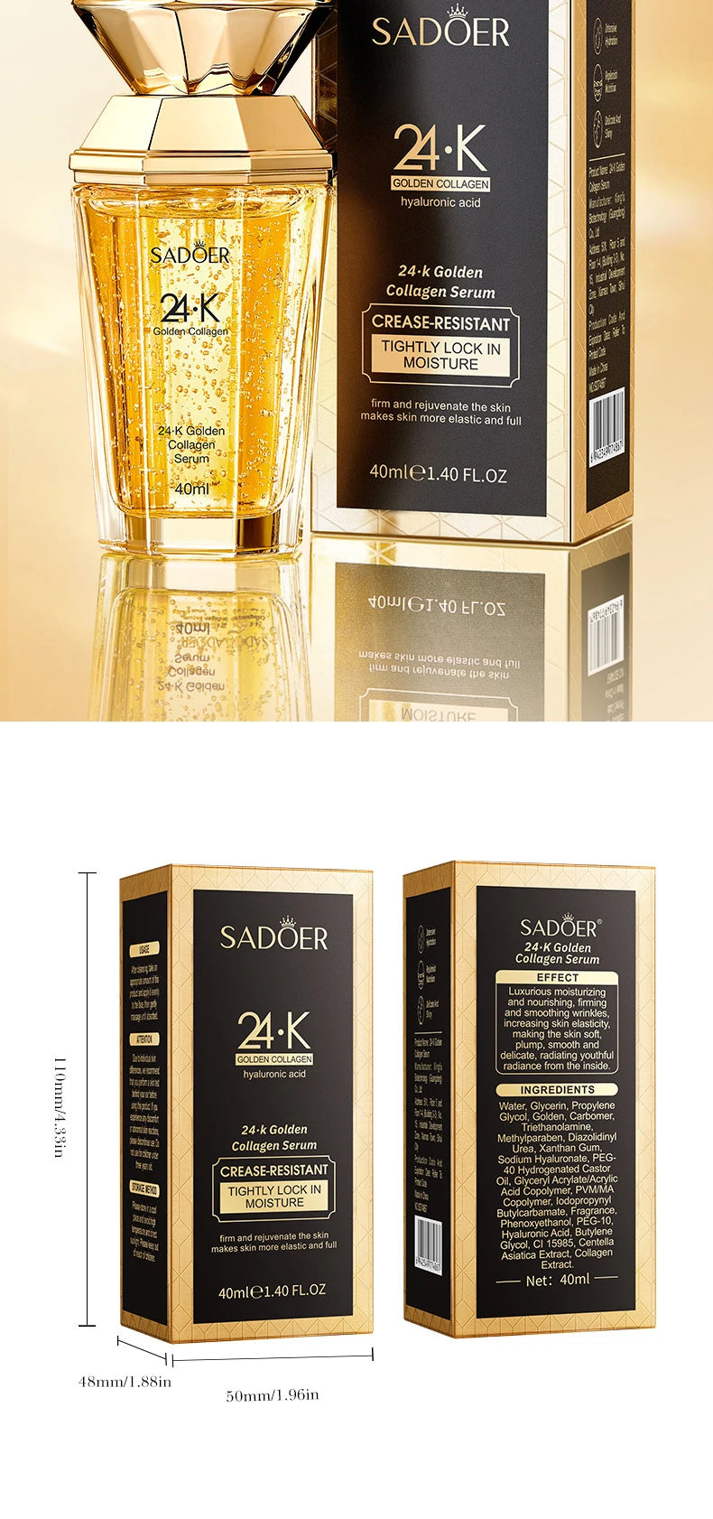 24K Gold Collagen Serum