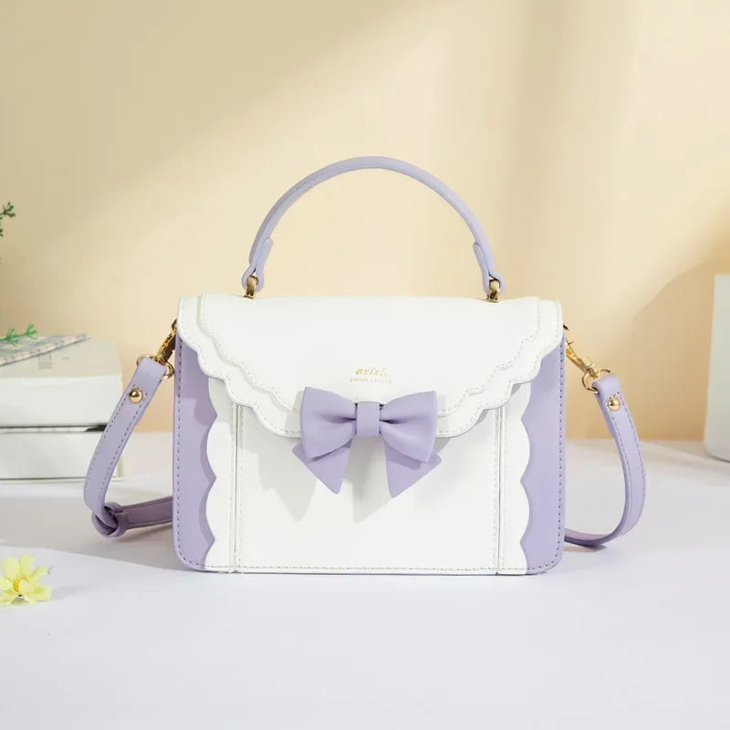 Square Bow Lolita Crossbody Bag