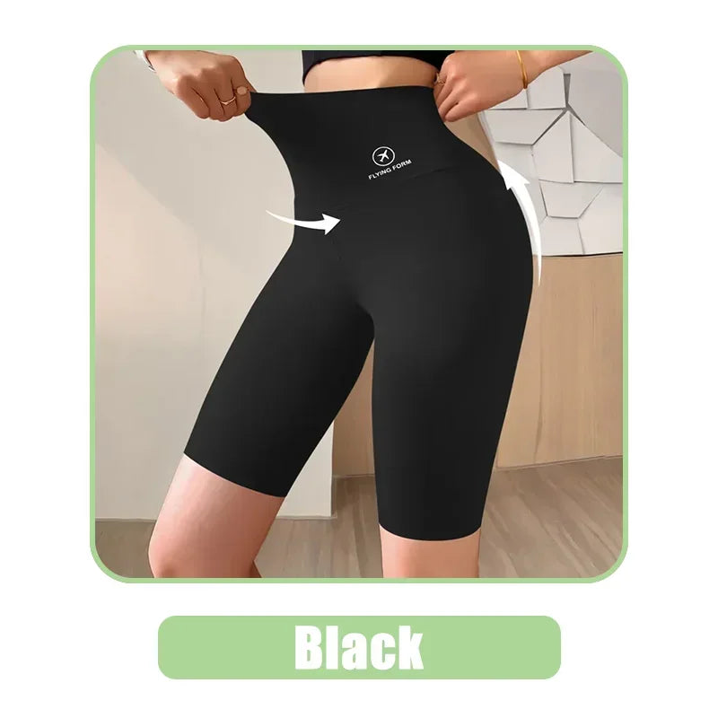 M-XL pantalones cortos deportivos para mujer, nuevos pantalones cortos para ciclismo, trotar, Fitness, cintura alta, Pues cortos