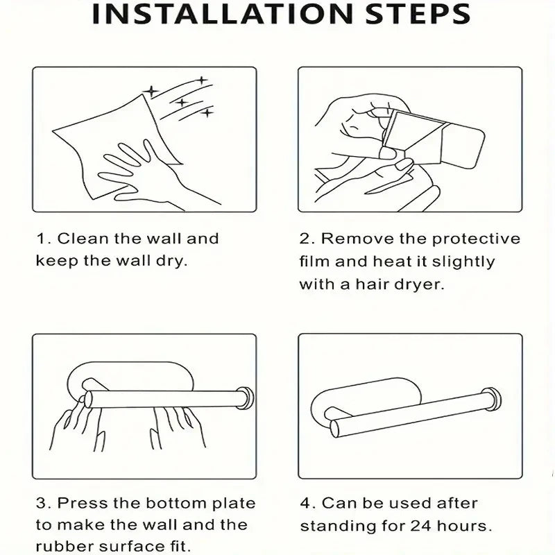 Self-Adhesive Paper Towel Holder