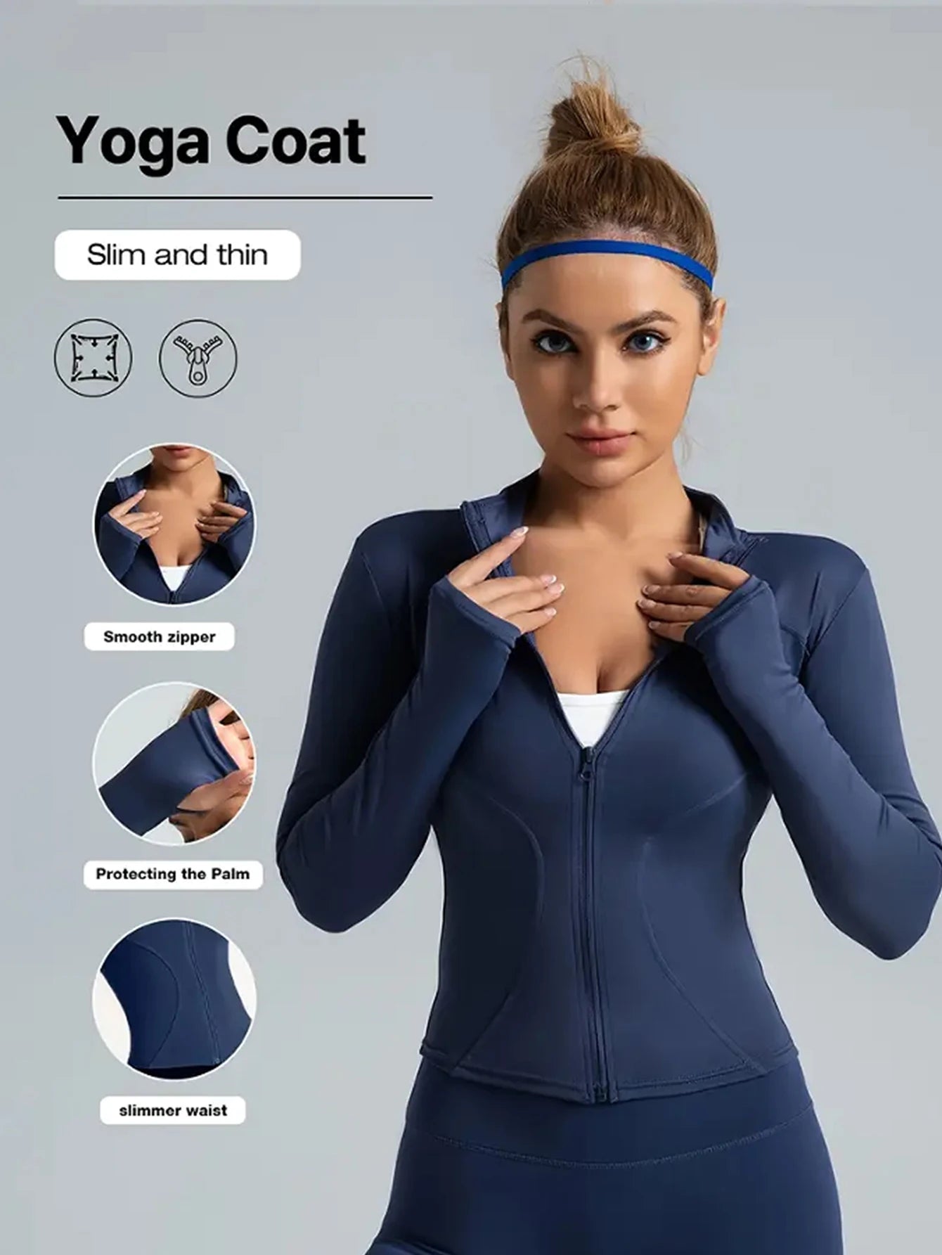 Long Sleeve Sports Pilates Jacket