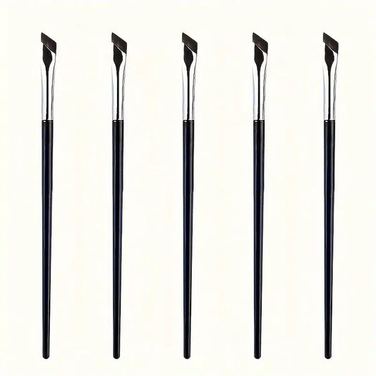 2/5Pc Karsyngirl Upgrade Blade Eyeliner Brush Ultra Thin Fine Angle Flat Eyebrow Brush Under The Eyes Place Precise Detail Brush