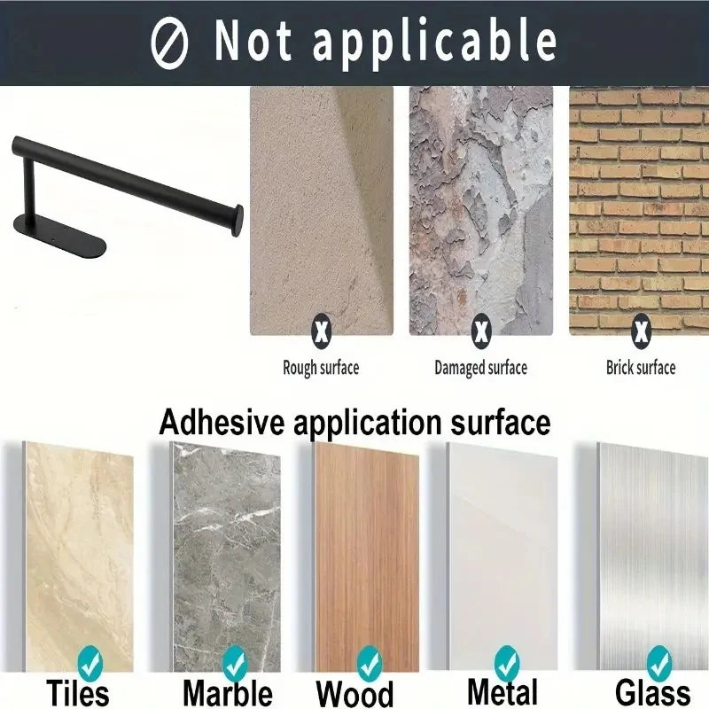 Self-Adhesive Paper Towel Holder