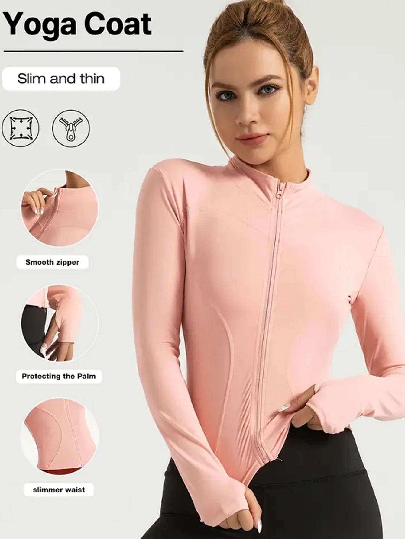 Long Sleeve Sports Pilates Jacket