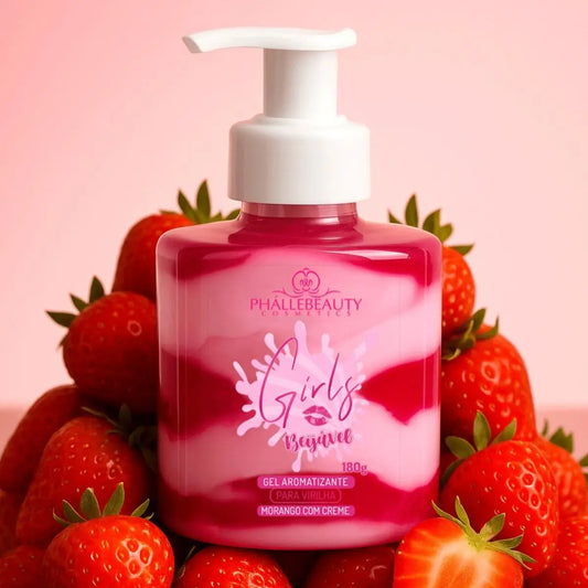 Kissible Groin Gel-Strawberry Flavor with Cream 180g Phállebeauty