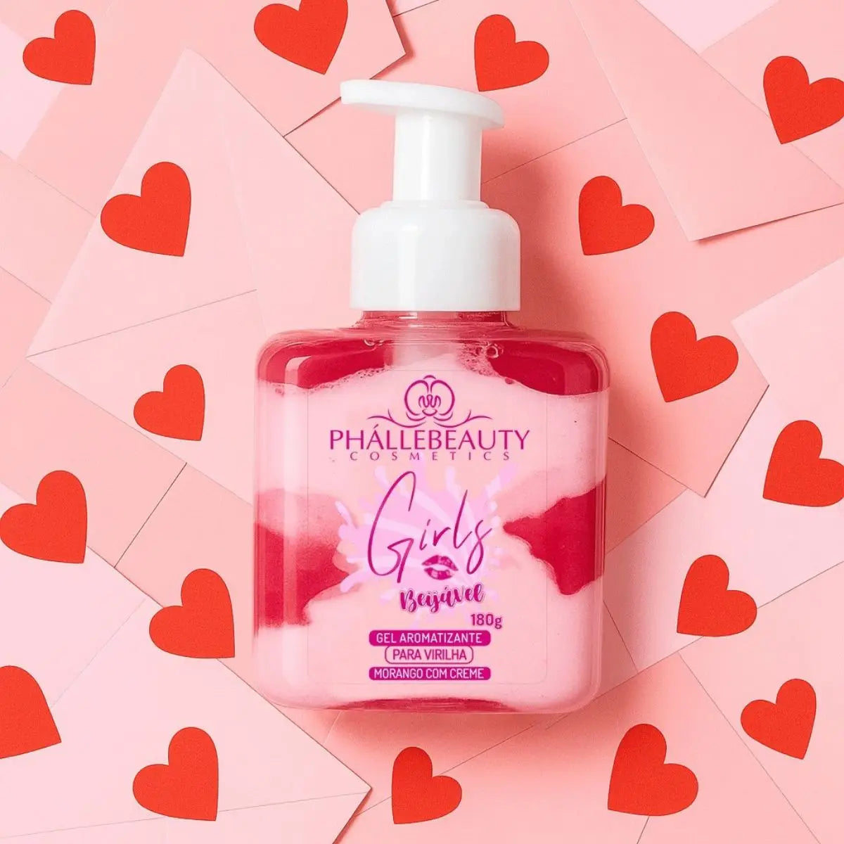 Kissible Groin Gel-Strawberry Flavor with Cream 180g Phállebeauty