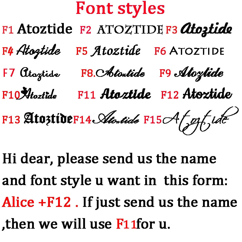 Atoztide Customized Name Bracelet Personalized Stainless Steel for Women Men Zircon Letter Custom Bangles Chrismas Jewelry Gift