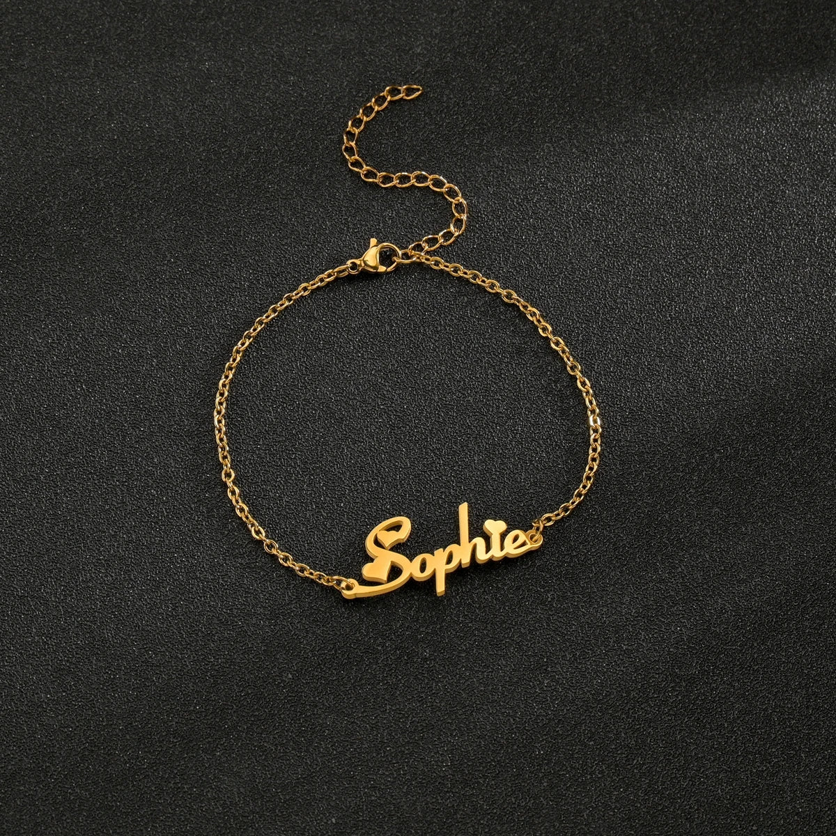 Goxijite Custom Adjustable Name Women Baby Kid Bracelet Stainless Steel Personalized Children Nameplate Bracelet Jewelry Gift