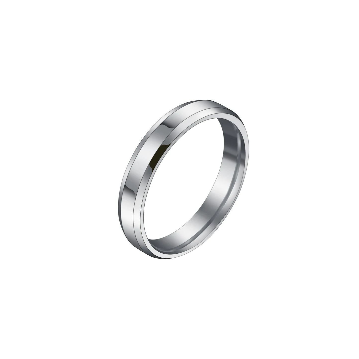 Sifisrri 4/6/8mm Personalized Engraved Name Couple Rings for Women Men Stainless Steel Wedding Band Engagement Gift Anillos