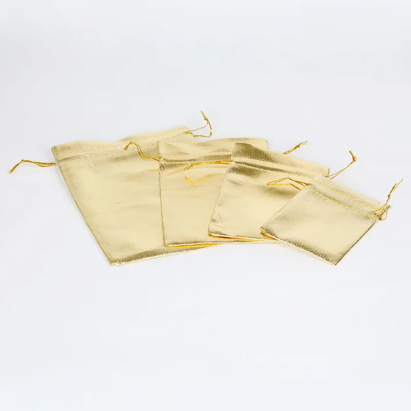10pcs/lot 7x9/9x12/10x15/13x18cm Gold Silver Organza  | Faeva London
