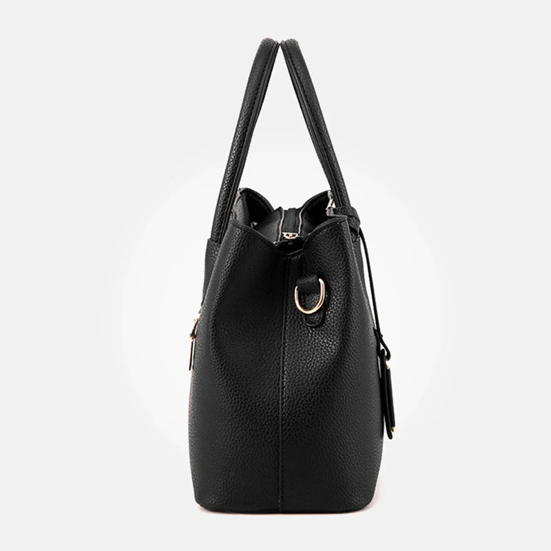 PU Leather Square Shoulder Bag