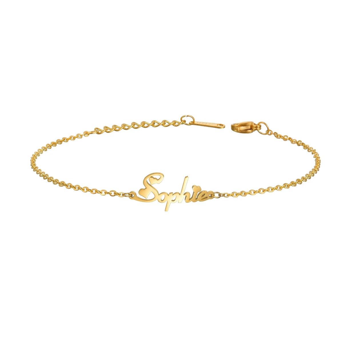 Goxijite Custom Adjustable Name Women Baby Kid Bracelet Stainless Steel Personalized Children Nameplate Bracelet Jewelry Gift