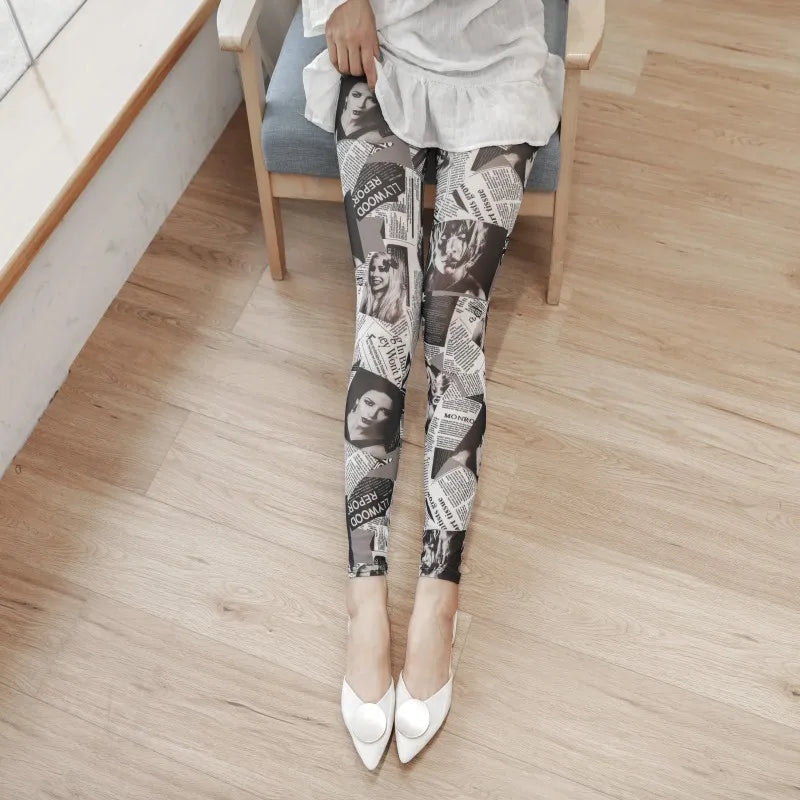 Summer thin mesh Leggings big stretch sexy transparent women's pants cool breathable silk slip trousers