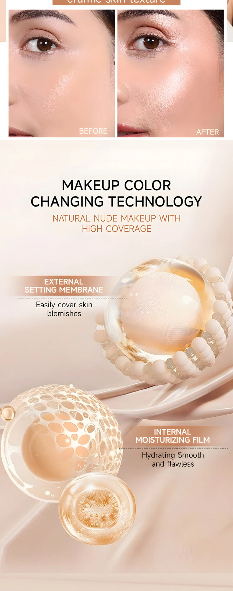 Temperature Changing Foundation Stick
