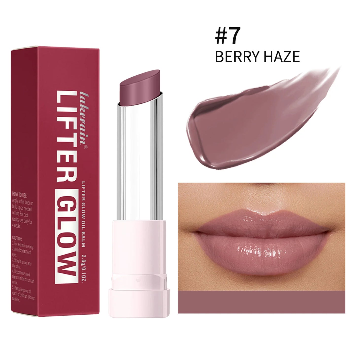 Lip Balm Lifter Glaze Oil Balm with Hyaluronic Acid and Hydrating Oil Blend with 24HRs of Smooth Moisturizing Shine Pink Makeup