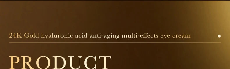 24K Gold Hyaluronic Acid Eye Cream