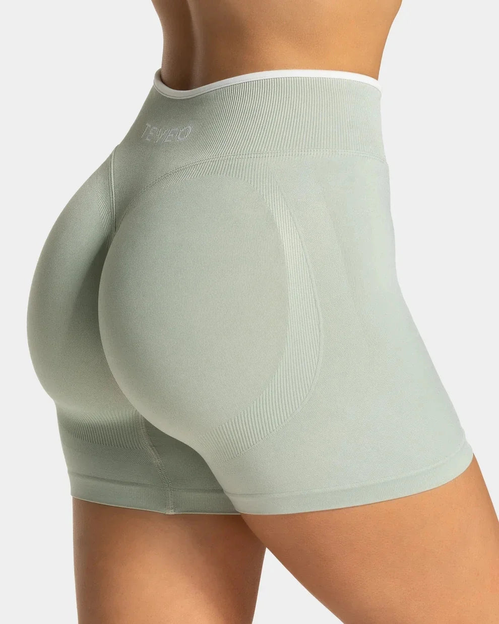 TEVEO Shorts Low Waist Seamless Women Yoga Shorts Scrunch Bum Gym Shorts Workout Biker Stretch Fitness Short Fashion Running