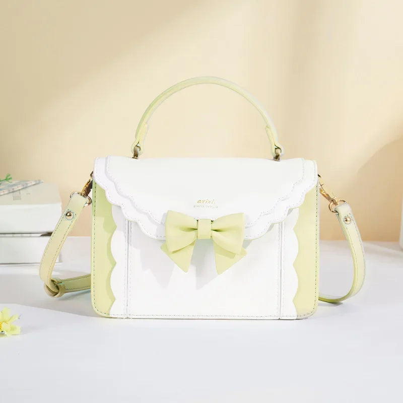 Square Bow Lolita Crossbody Bag