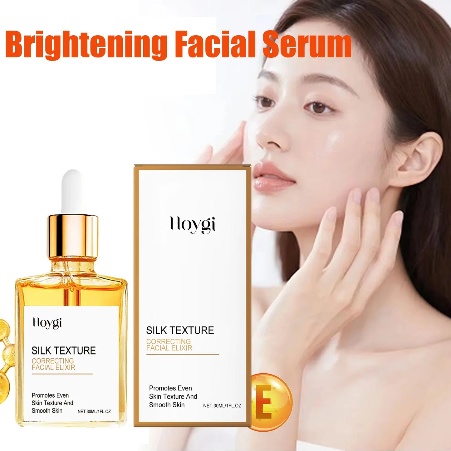 Brightening Facial Serum Dark Spot Corrector Improve Dull Skin Moisturizing Even Skin Tone Glowing Skin Soothing Refresh Skin