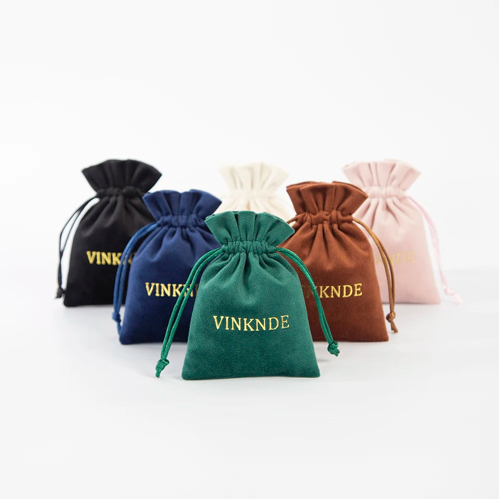 100Pack Kraft Gift Bags with Handles Custom Logo 15x6 | Faeva London