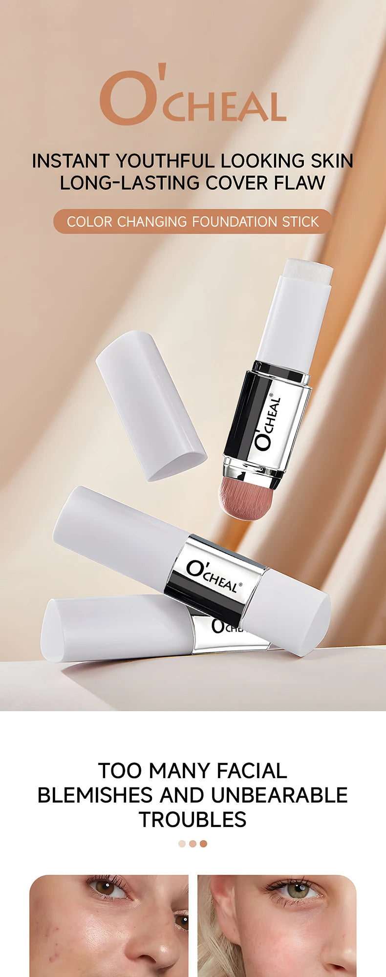 Temperature Changing Foundation Stick
