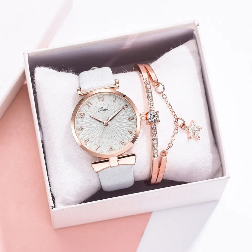 Luxury Women Bracelet Quartz Watches For Women Magnetic Watch Ladies Sports Dress Pink Dial Wrist Watch Clock