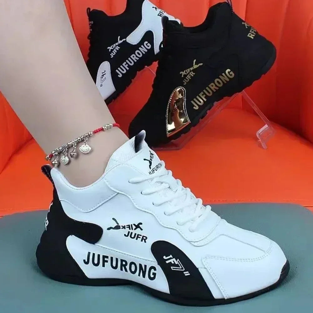 New Luxury Sneakers Women Causal Fashionable Breath Woman Mesh Lace Up Sports Shoes for Women Platform Walking Designer Shoes