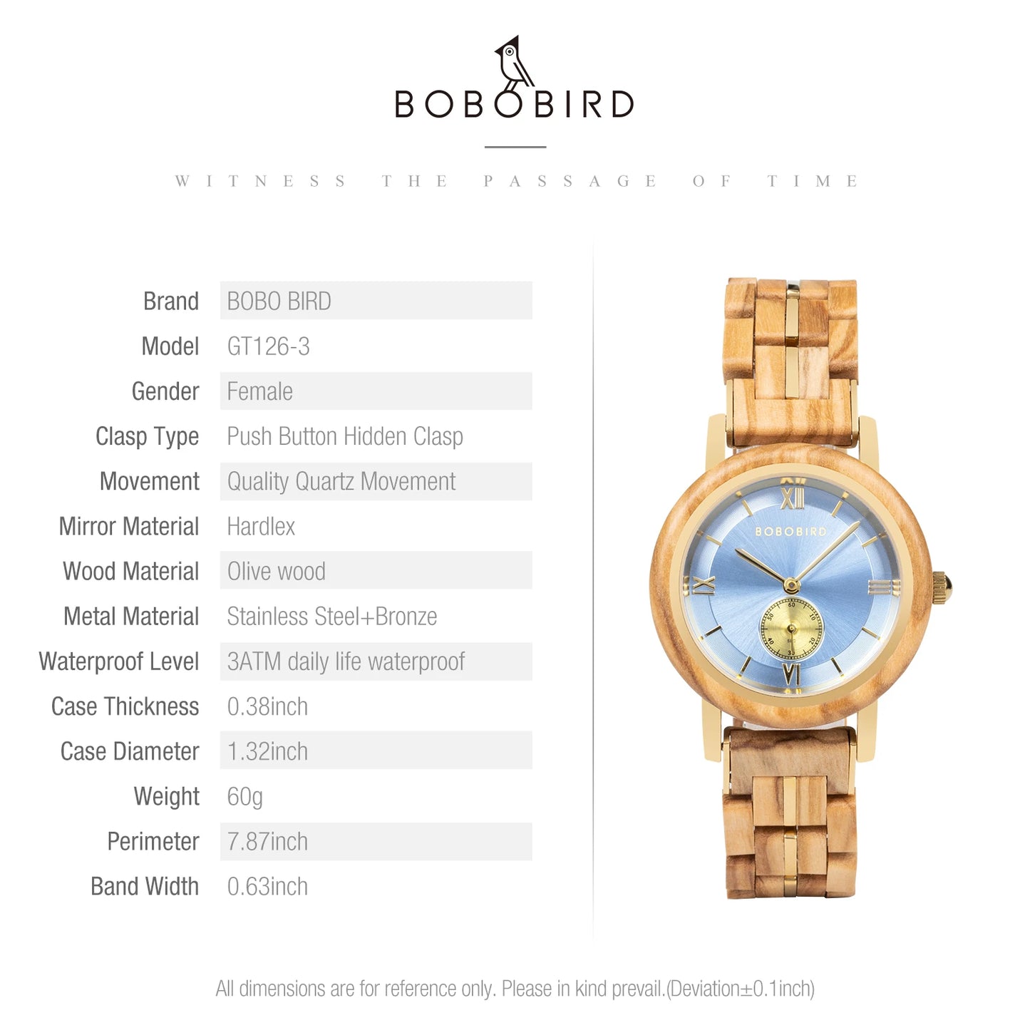 Wooden Watch for Women