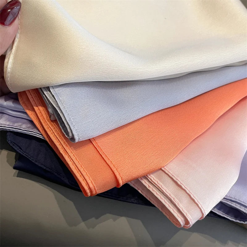 Satin Muslim Hijab Shawl | Faeva London