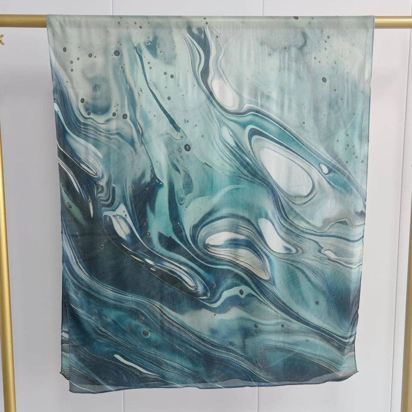 New Double-sided Print Modal Hijab Rayon Cotton Scarf Premium Shawls for Women Cotton Print Shawl Ink Print Muslim Headscarf