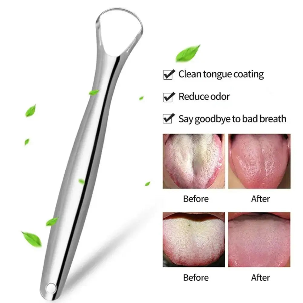 1Pcs Portable Single Layer Tongue Scraper Reusable St | Faeva London