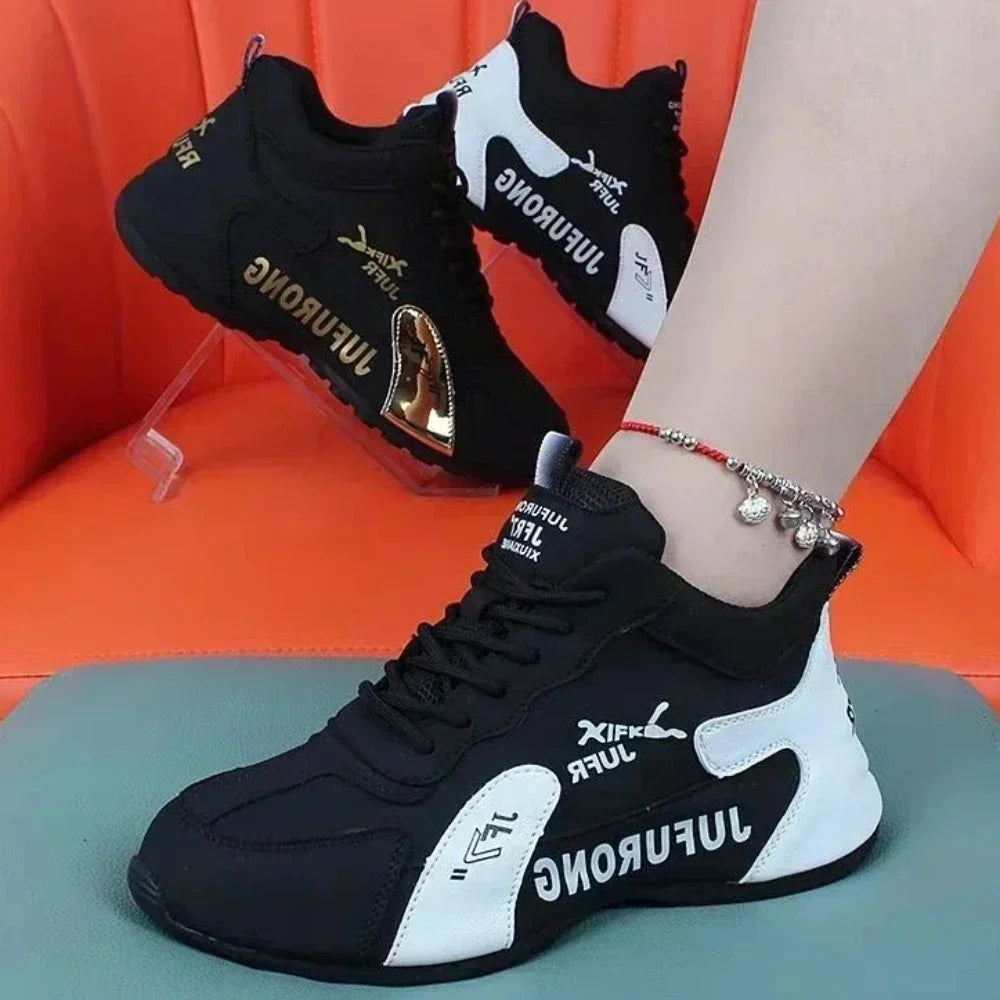 New Luxury Sneakers Women Causal Fashionable Breath Woman Mesh Lace Up Sports Shoes for Women Platform Walking Designer Shoes