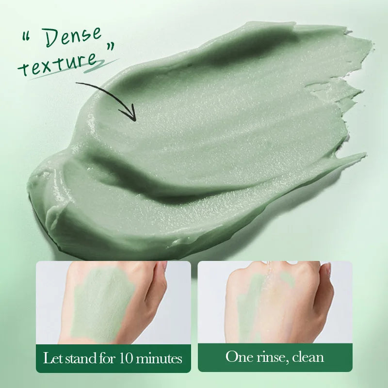 SADOER Mugwort Solid Facial Mask Stick Clay Mud Masks Pore Cleaning Remove Blackhead Moisturizing Face Mask Skin Care