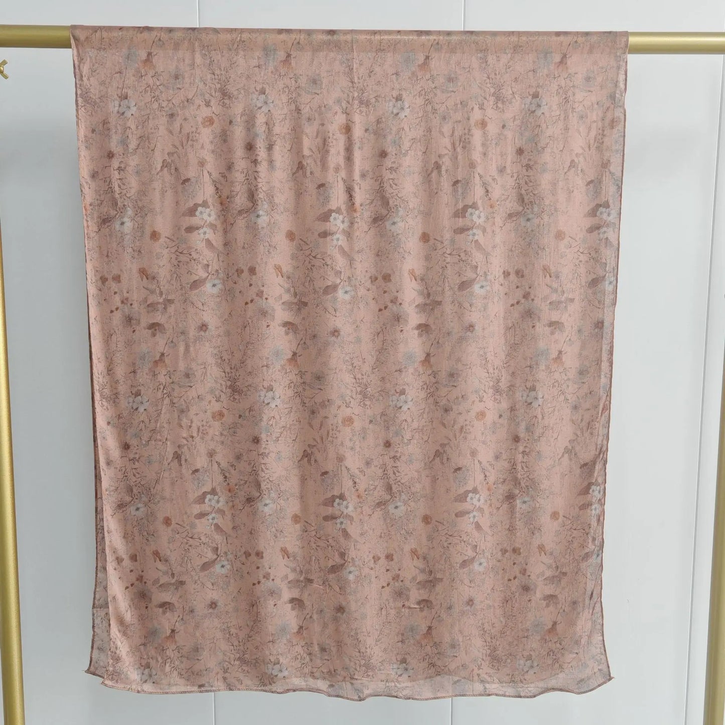 New Double-sided Print Modal Hijab Rayon Cotton Scarf Premium Shawls for Women Cotton Print Shawl Ink Print Muslim Headscarf