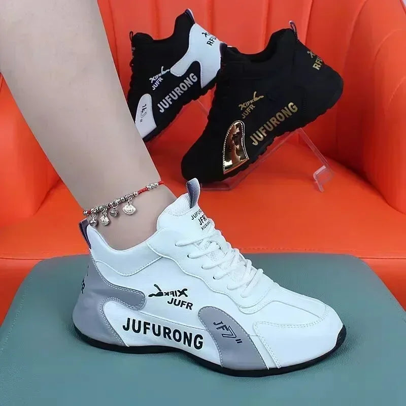 New Luxury Sneakers Women Causal Fashionable Breath Woman Mesh Lace Up Sports Shoes for Women Platform Walking Designer Shoes