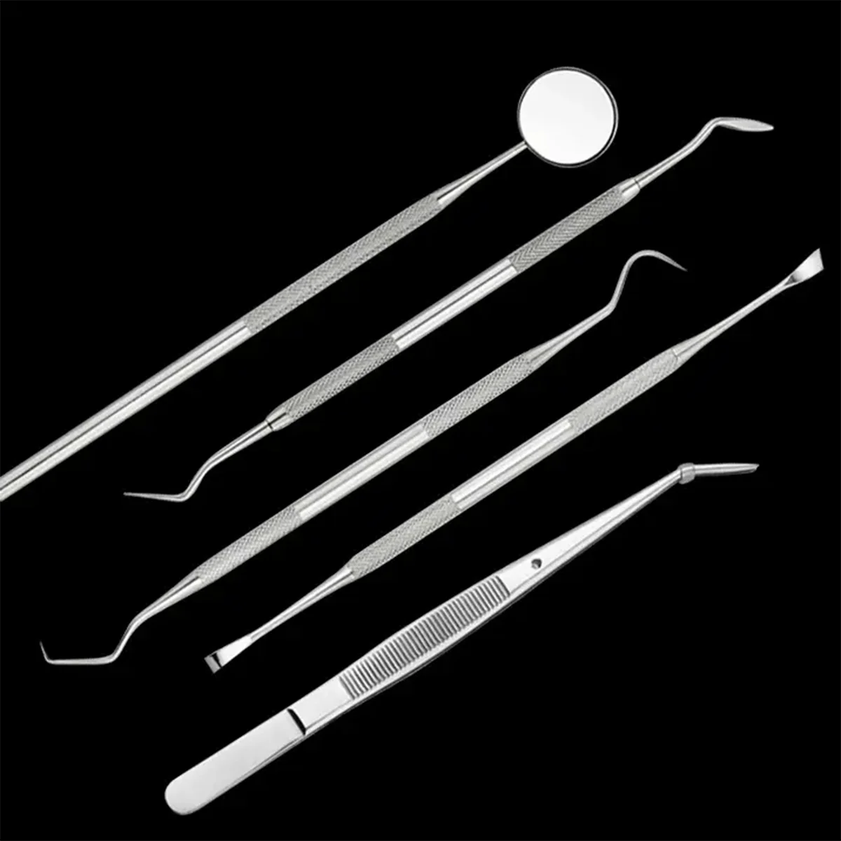 Stainless steel dental cleaning tools, dental tools, washable teeth cleaning tools, protecting teeth and oral care