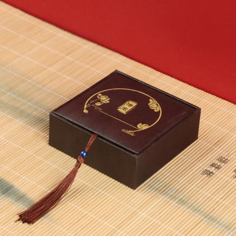 Mini Chinese Style Jewelry Box with Fringe Portable Bracelet Storage Box Necklace Organizor Jewelry