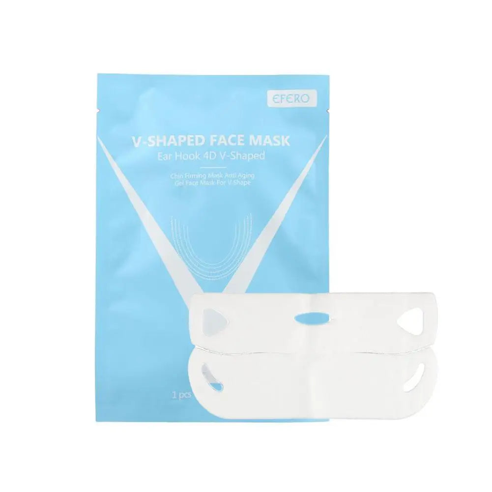 V Shape Mask Face Firming Mask Chin Facial Lifting Mask Massage Anti Wrinkle Shaper V Line Mask Slimming Brightening Skin Care