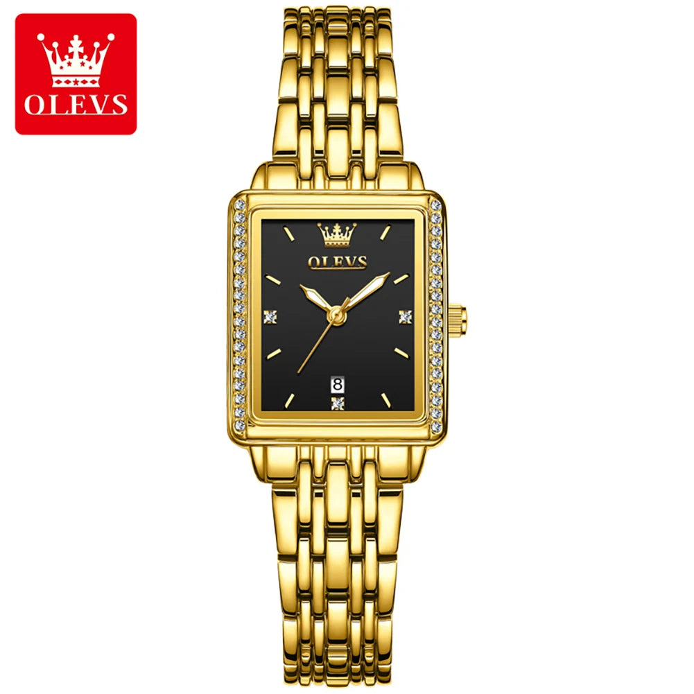 OLEVS 9995 Elegant Quartz Ladies Womens Wristwatces Date Watch for Women Luxury Waterproof Luminous Watches Relojes Para Mujer
