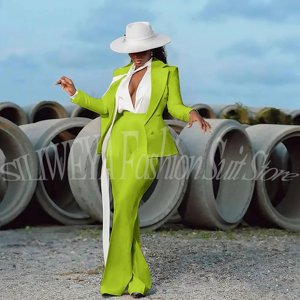 White Evening Suit 2-Piece | Faeva London