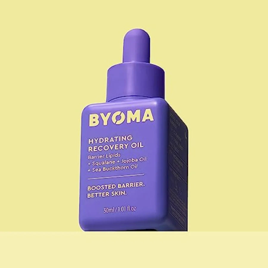 Luxury Hydrating Face Oil Set Squalane Jojoba Seabuckthorn Oil Blend Instant Radiant Glowy Skin Barrier Repair Nourishing Serum