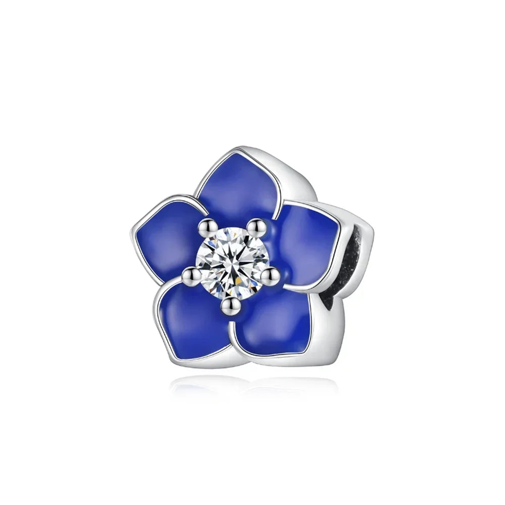 Fashionable 925 Sterling Silver Whale Butterfly Star Flower Heart-shaped Conch Original Pendant Bead fit Women DIY Jewelry Gifts