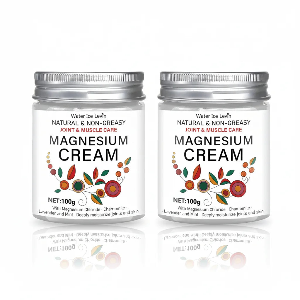 Magnesium Joint & Muscle Care Cream with Chamomile & Lavender, Natural Relief, Deep Moisturizing, Non-Greasy