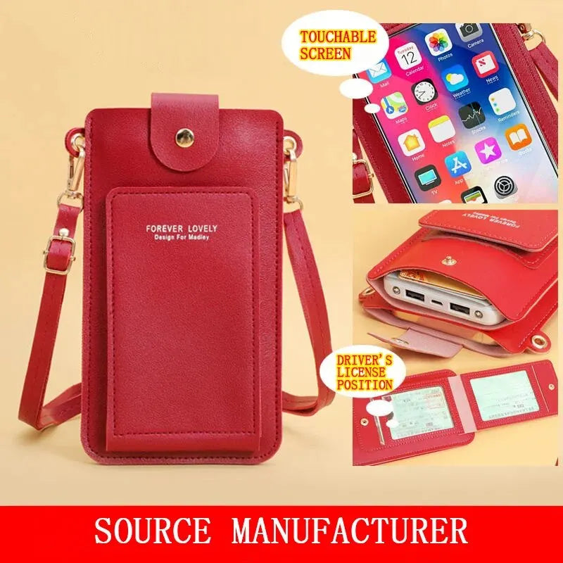 Touchscreen Cell Phone Crossbody Bag