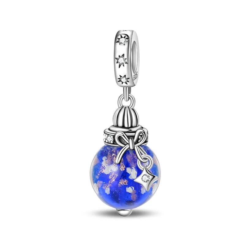Fashionable 925 Sterling Silver Whale Butterfly Star Flower Heart-shaped Conch Original Pendant Bead fit Women DIY Jewelry Gifts